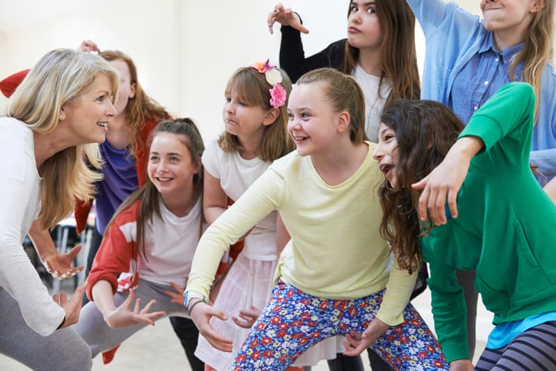 Dance class at Dynamic Fine Arts Academy